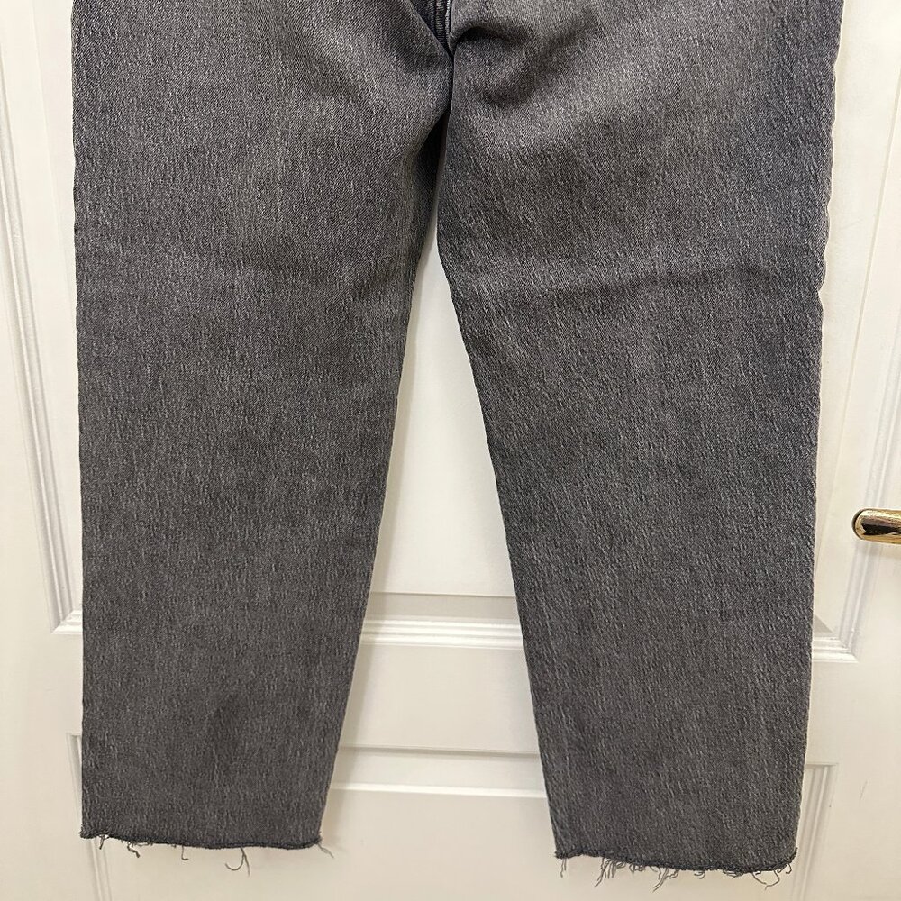 GUC Madewell The Perfect Vintage Straight Jeans Size 27 Washed Black - Picture 6 of 9